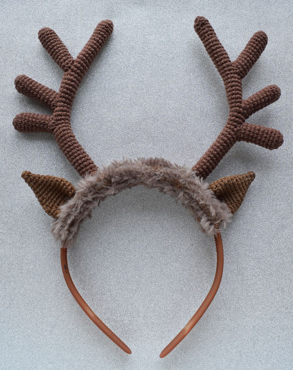 Blog content image for 'Ободок «Рожки рождественского оленя»'