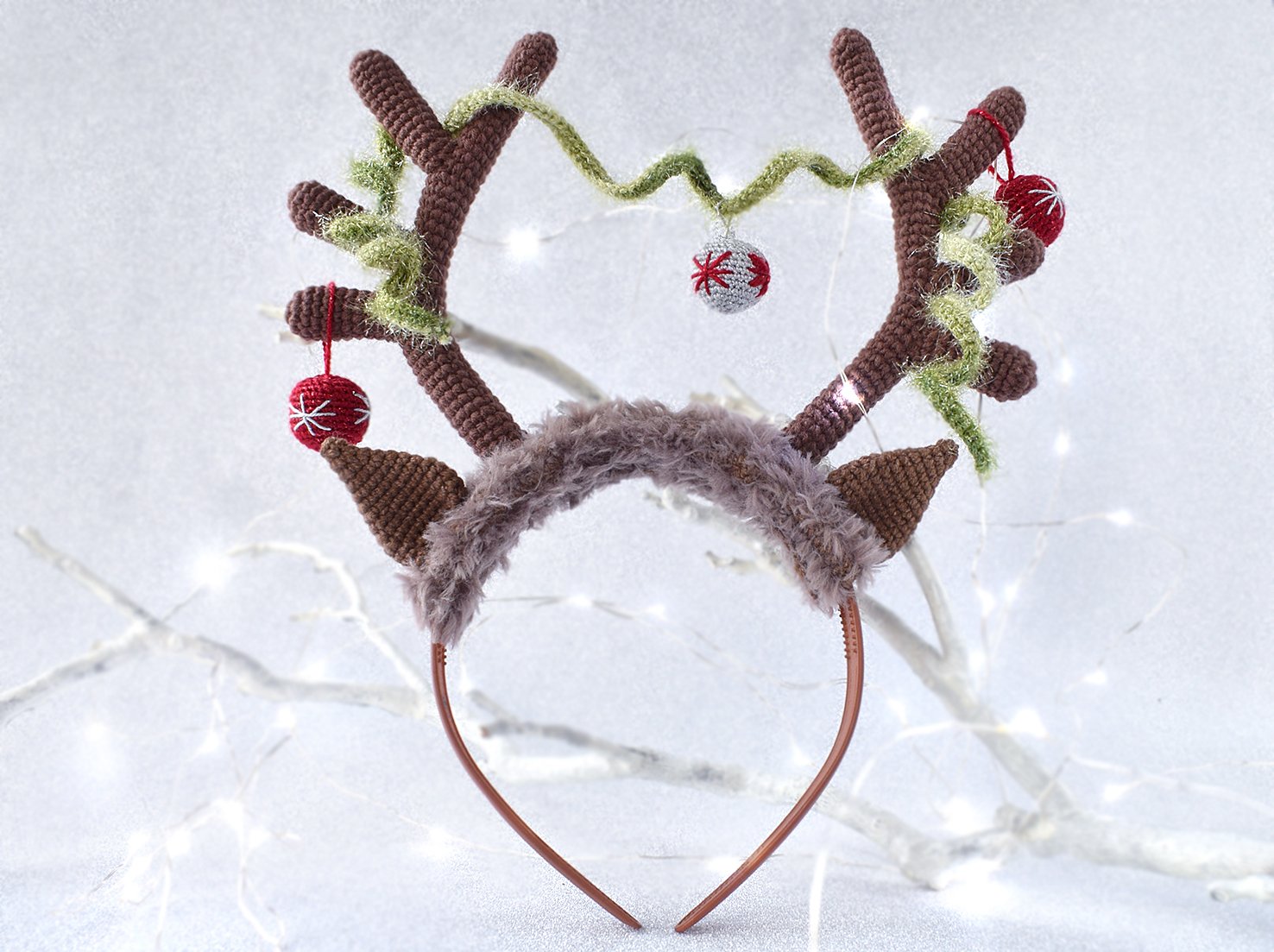 Blog content image for 'Ободок «Рожки рождественского оленя»'