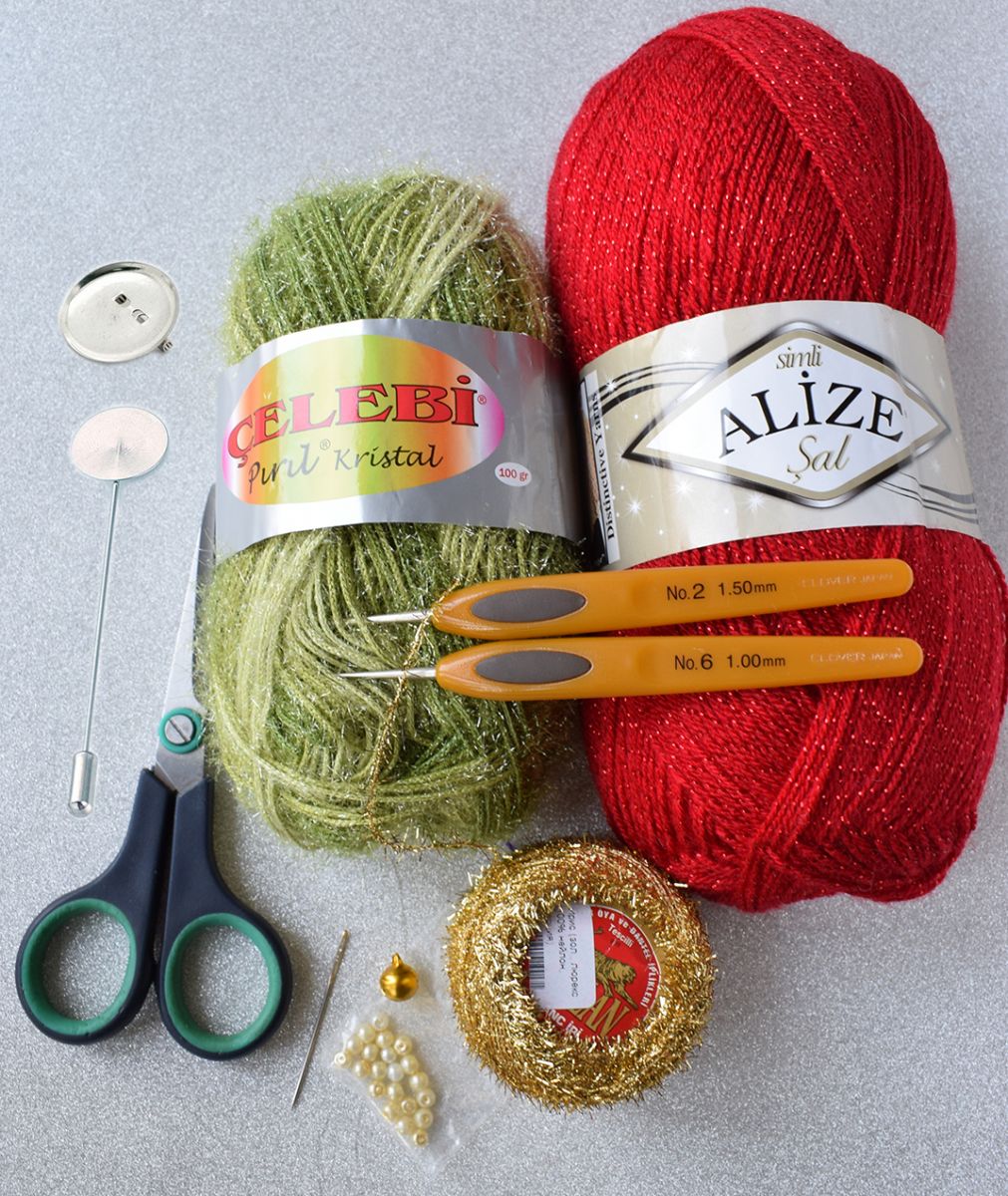 Blog content image for 'Брошка или украшение для карандаша «Рождественская елка»'