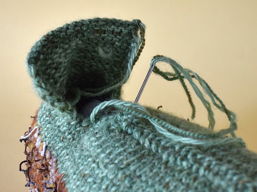 Blog-Inhaltsbild für 'Innenvase «Wiese» Stricken'