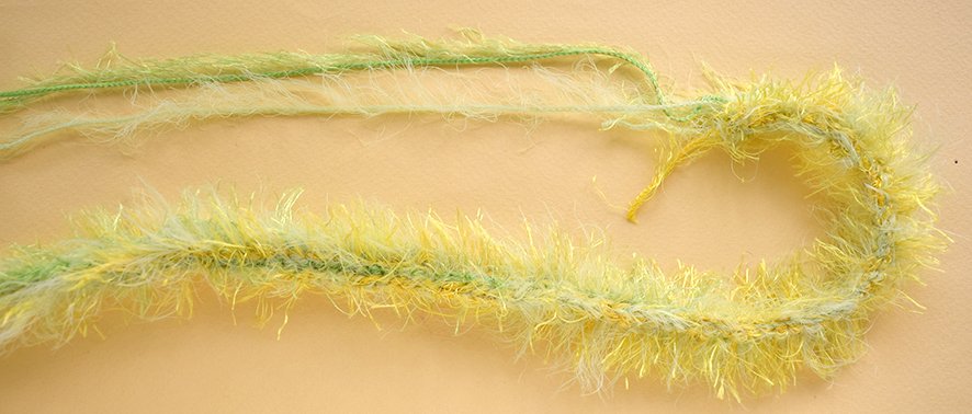 Blog-Inhaltsbild für 'Innenvase «Wiese» Stricken'