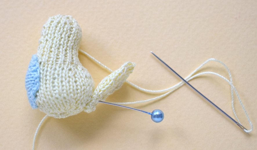 Blog-Inhaltsbild für 'Innenvase «Wiese» Stricken'