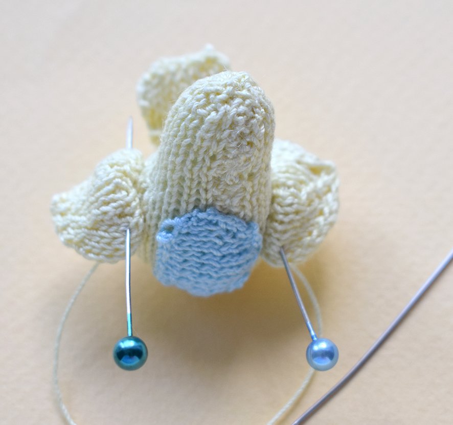 Blog-Inhaltsbild für 'Innenvase «Wiese» Stricken'
