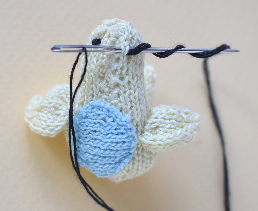 Blog content image for 'Interior vase «meadow» knitted'