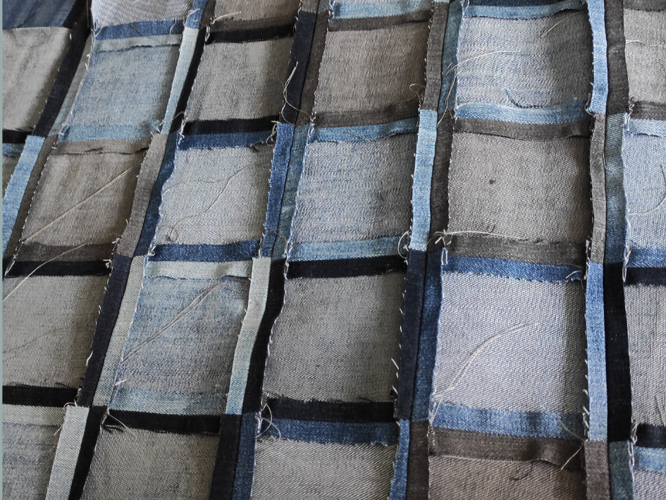 Blog content image for 'Free upcycling sewing instructions - jeans bag'