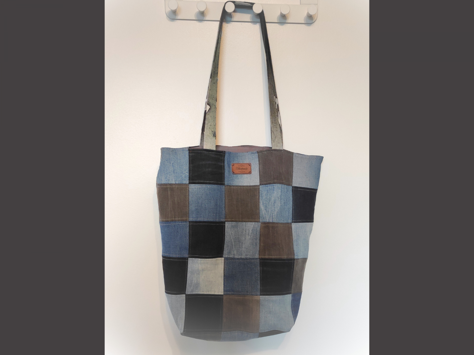 Blog content image for 'Free upcycling sewing instructions - jeans bag'