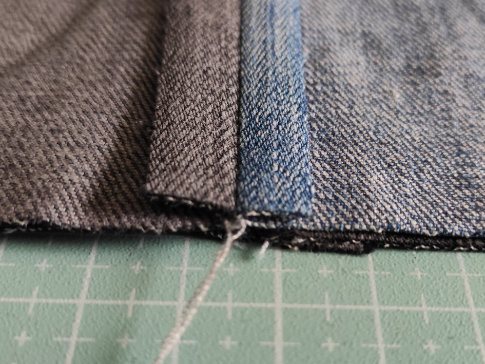 Blog content image for 'Free upcycling sewing instructions - jeans bag'