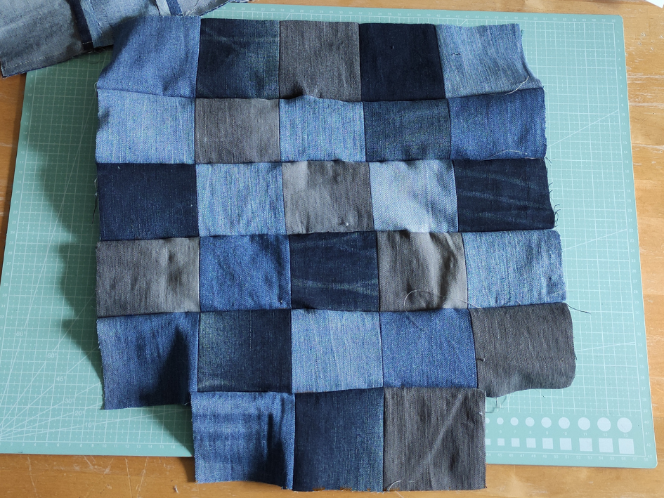 Blog-Inhaltsbild für 'Kostenlose Nähanleitung Upcycling - Jeansbeutel'