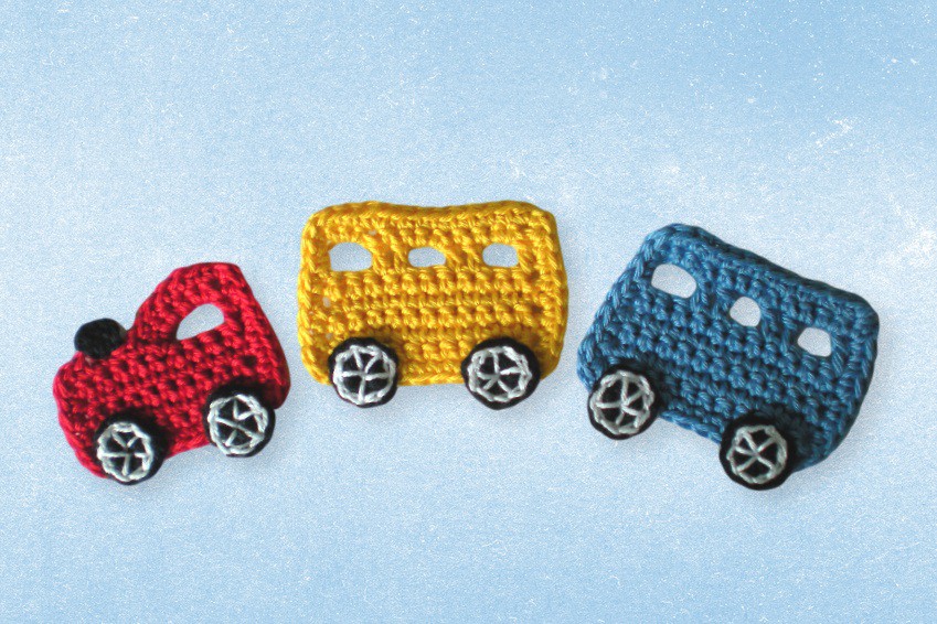 Blog-Inhaltsbild für 'Eisenbahn - Kostenlose Häkelanleitung'