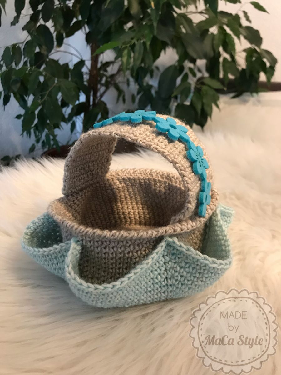 Blog-Inhaltsbild für 'Körbchen / Utensilo häkeln'