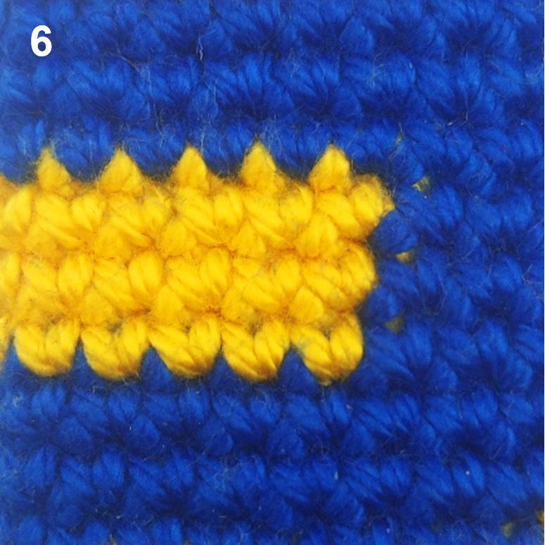 Blog-Inhaltsbild für 'Häkeltechniken und Tipps für Amigurumi  – Fadenumgang bei Farbwechsel'