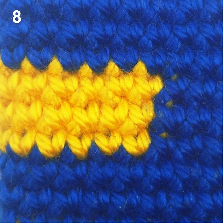 Blog-Inhaltsbild für 'Häkeltechniken und Tipps für Amigurumi  – Fadenumgang bei Farbwechsel'