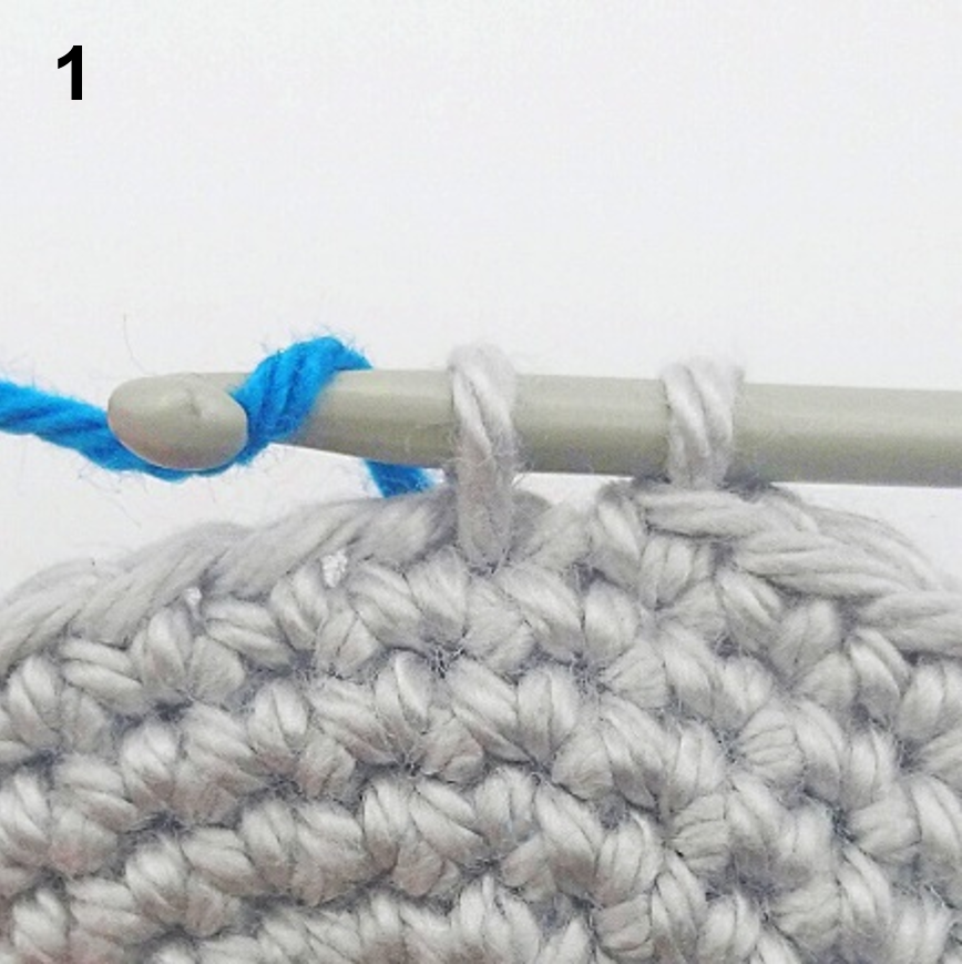 Blog-Inhaltsbild für 'Häkeltechniken und Tipps für Amigurumi  – Farbwechsel bei Spiralrunden'