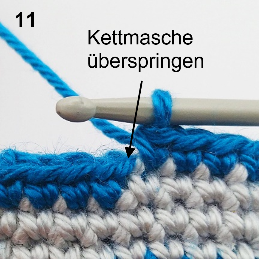 Blog-Inhaltsbild für 'Häkeltechniken und Tipps für Amigurumi  – Farbwechsel bei Spiralrunden'