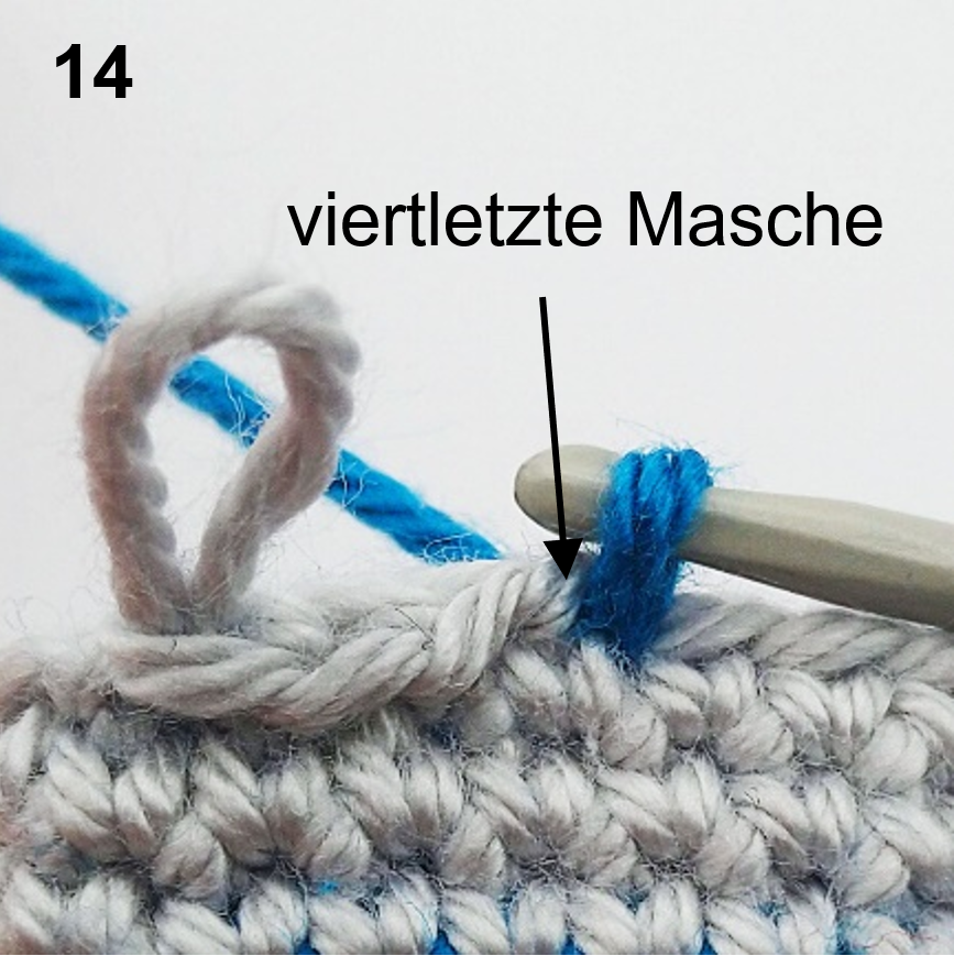 Blog-Inhaltsbild für 'Häkeltechniken und Tipps für Amigurumi  – Farbwechsel bei Spiralrunden'