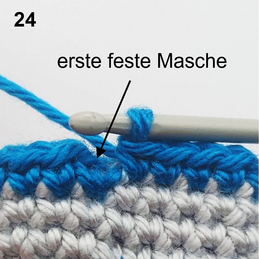 Blog-Inhaltsbild für 'Häkeltechniken und Tipps für Amigurumi  – Farbwechsel bei Spiralrunden'