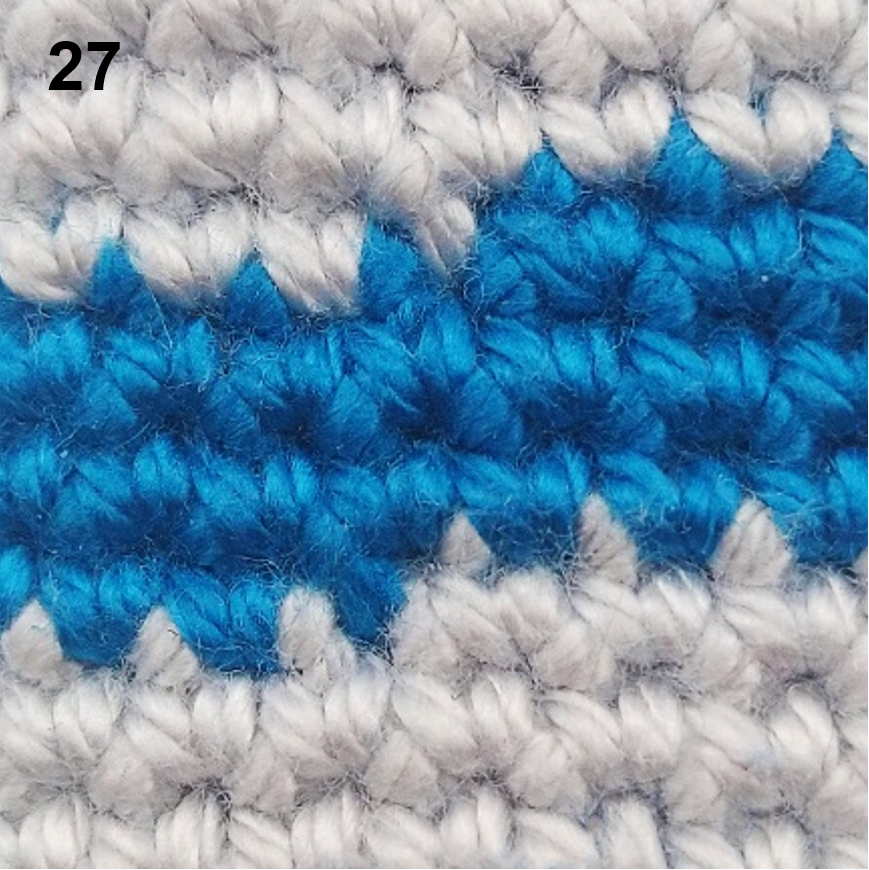 Blog-Inhaltsbild für 'Häkeltechniken und Tipps für Amigurumi  – Farbwechsel bei Spiralrunden'