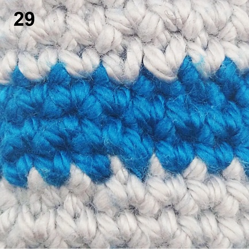 Blog-Inhaltsbild für 'Häkeltechniken und Tipps für Amigurumi  – Farbwechsel bei Spiralrunden'