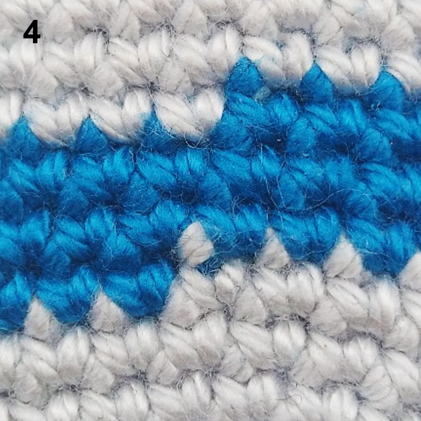 Blog-Inhaltsbild für 'Häkeltechniken und Tipps für Amigurumi  – Farbwechsel bei Spiralrunden'