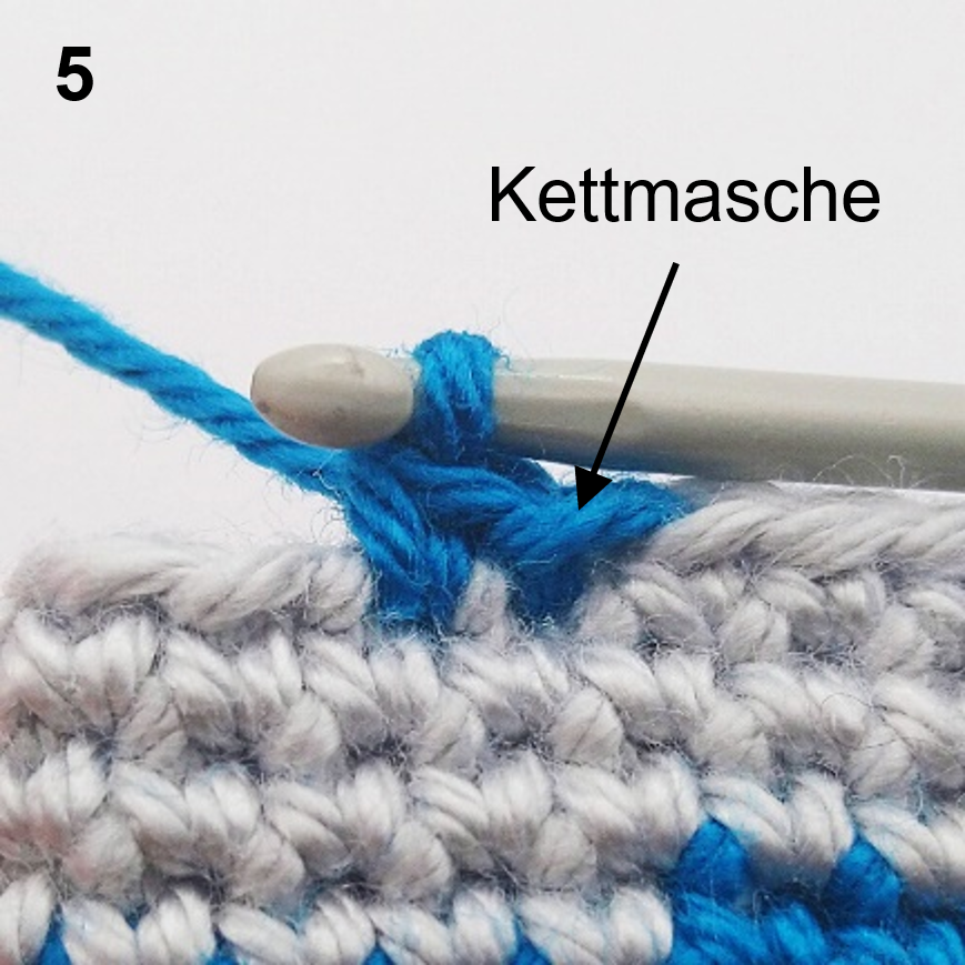 Blog-Inhaltsbild für 'Häkeltechniken und Tipps für Amigurumi  – Farbwechsel bei Spiralrunden'