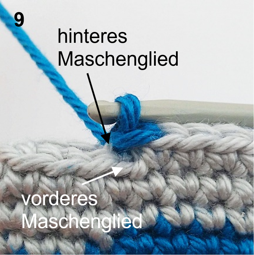 Blog-Inhaltsbild für 'Häkeltechniken und Tipps für Amigurumi  – Farbwechsel bei Spiralrunden'