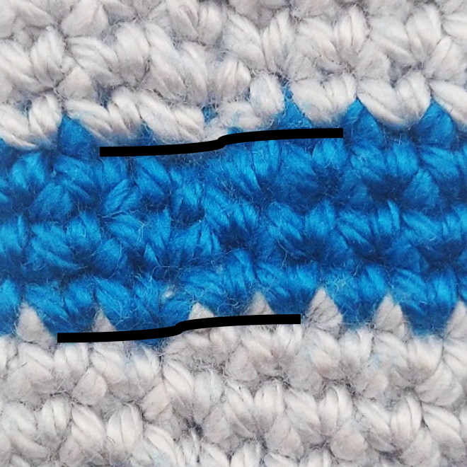 Blog-Inhaltsbild für 'Häkeltechniken und Tipps für Amigurumi  – Farbwechsel bei Spiralrunden'