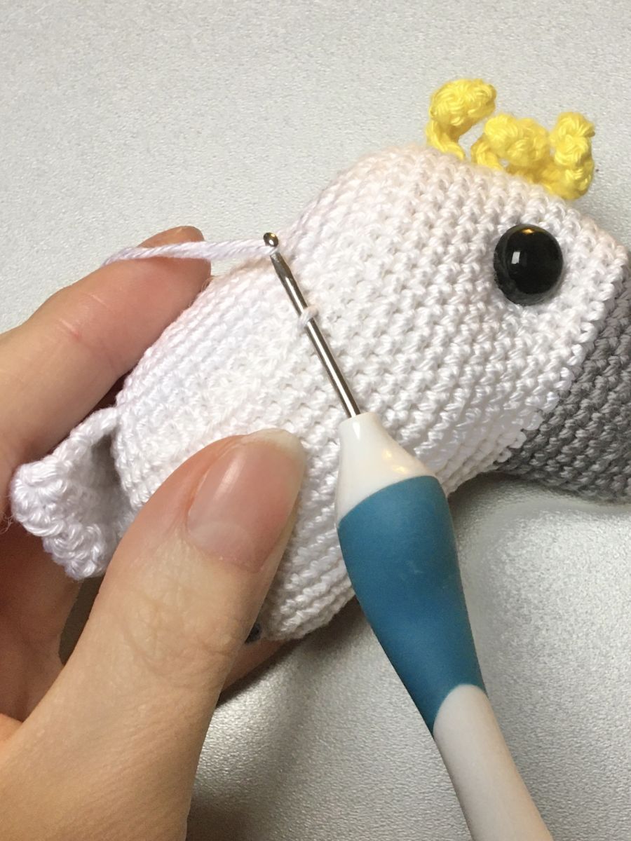 Blog content image for 'Free crochet pattern for Kico the Cockatoo'