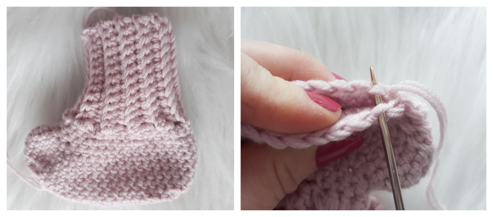 Blog-Inhaltsbild für 'Babybooties, kostenlose Häkelanleitung'