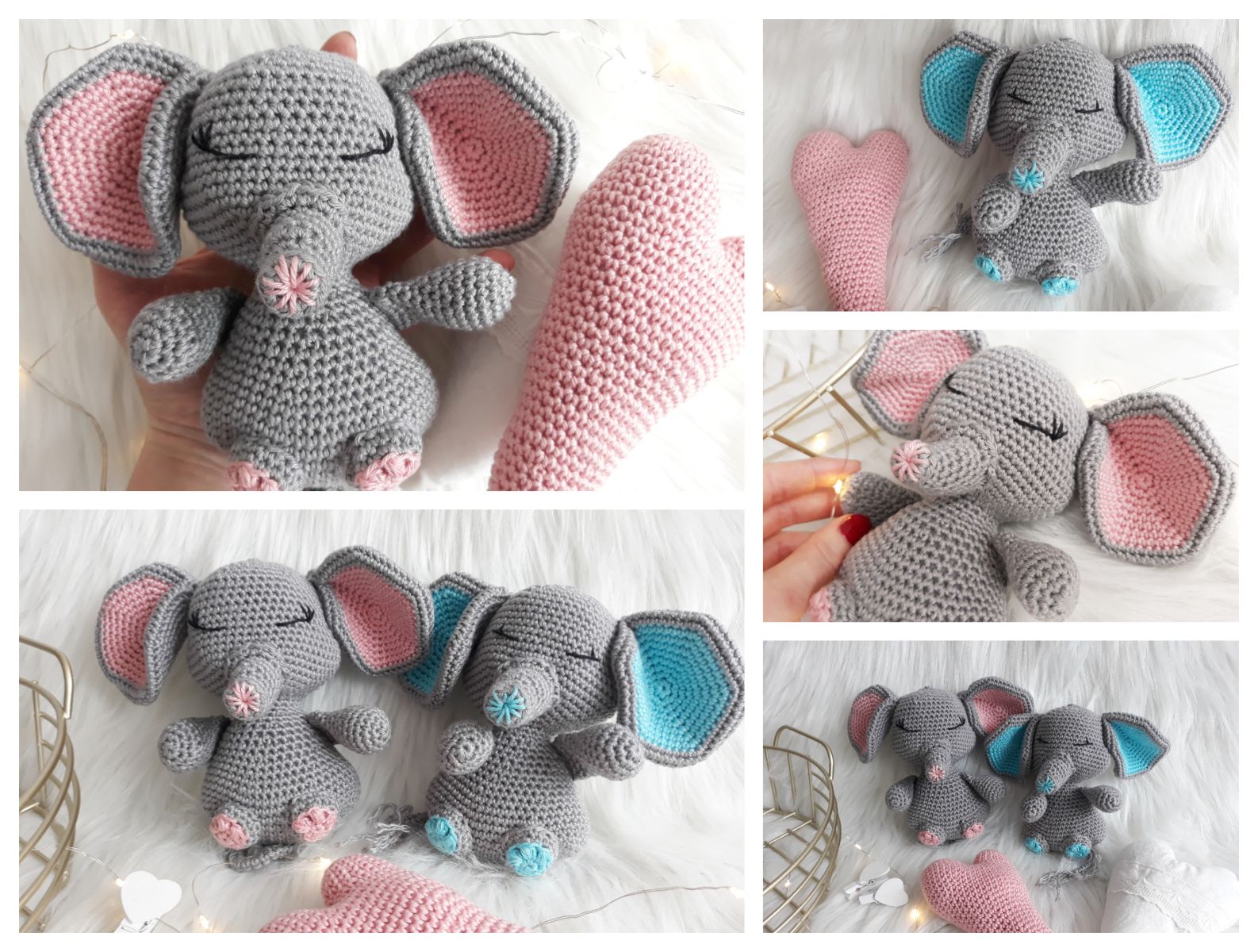 Blog-Inhaltsbild für 'Elefant Elena, kostenlose Häkelanleitung von Wolldiamant'