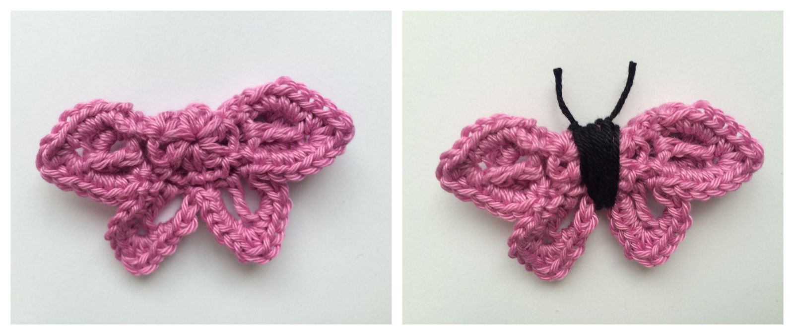 Blog-Inhaltsbild für 'kostenlose Häkelanleitung- Leichtigkeit im Frühling – Der kleine Schmetterling als zarter Begleiter'