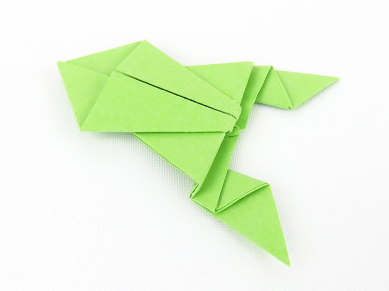Blog-Inhaltsbild für 'Springender Origami-Frosch'
