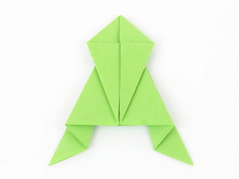 Blog-Inhaltsbild für 'Springender Origami-Frosch'