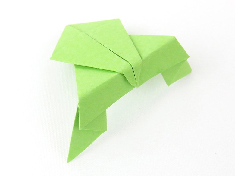 Blog-Inhaltsbild für 'Springender Origami-Frosch'