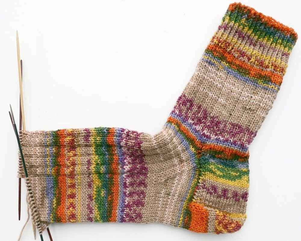 Blog-Inhaltsbild für 'Socken-Workshop Teil 2: Ferse'