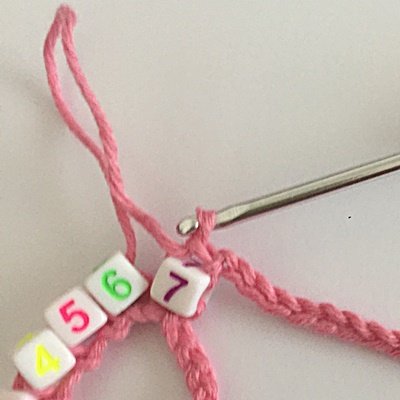 Blog-Inhaltsbild für 'Notfallarmband mit Telefonnummer häkeln'