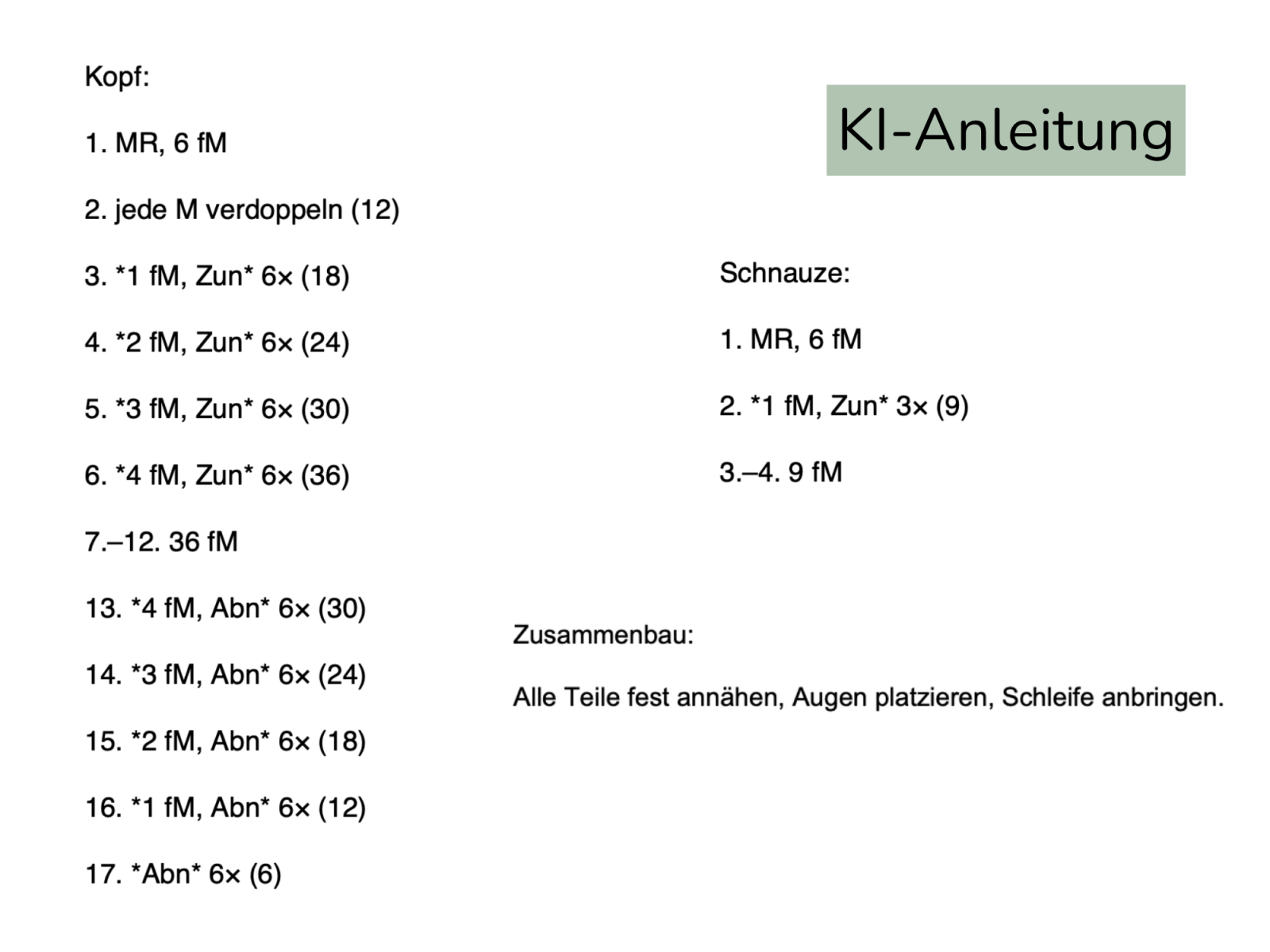Blog-Inhaltsbild für 'Amigurumis mit KI häkeln? Alles über Inspiration, Gefahren und hilfreiche Tipps'