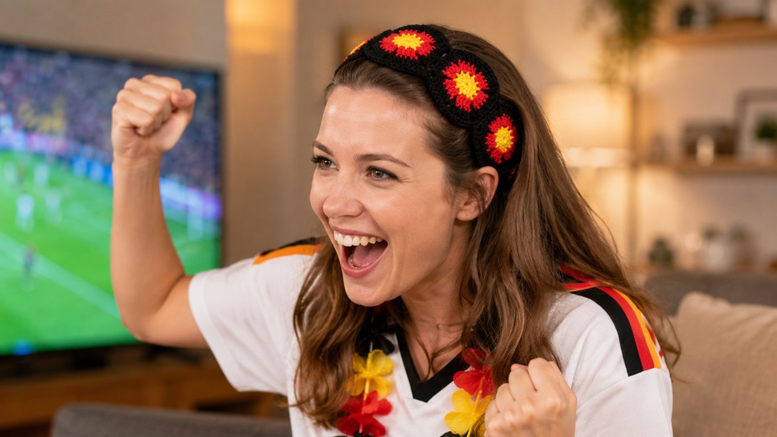Blog-Inhaltsbild für 'Raffiniertes Haarband in Deutschland-Farben - schick für die WM 2026'