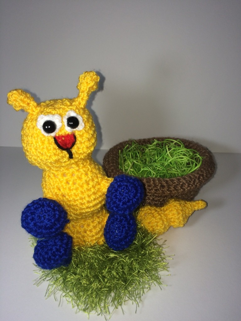 Blog-Inhaltsbild für 'Kostenlose Häkelanleitung - Kleine Raupe'