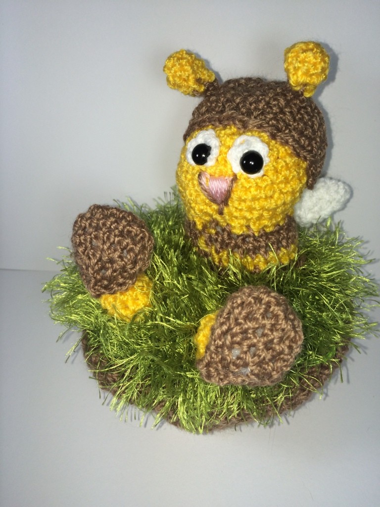 Blog-Inhaltsbild für 'Kostenlose Häkelanleitung - Bienchen im Topf'