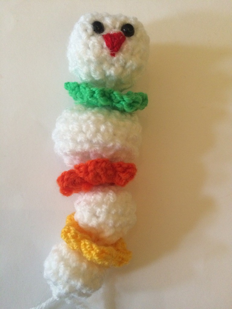 Blog-Inhaltsbild für 'Kostenlose Häkelanleitung - Kleine Frühlingsanhänger'