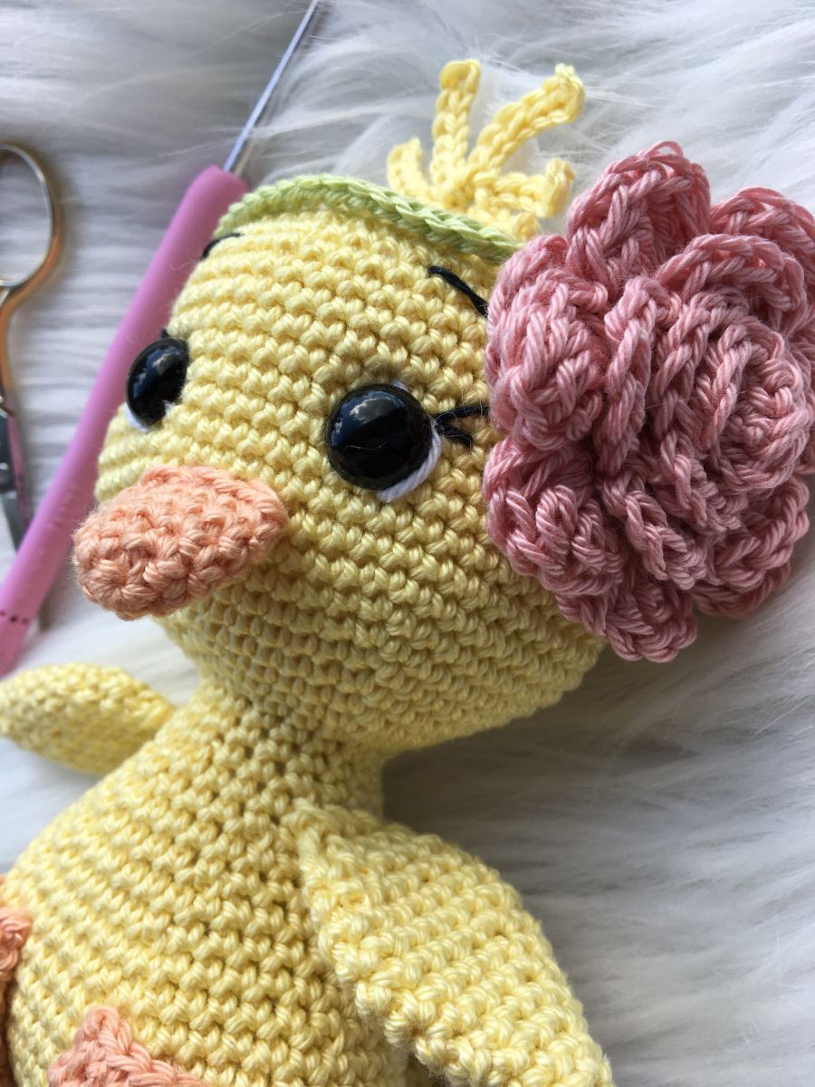 Blog-Inhaltsbild für 'Rose, kostenlose Häkelanleitung'