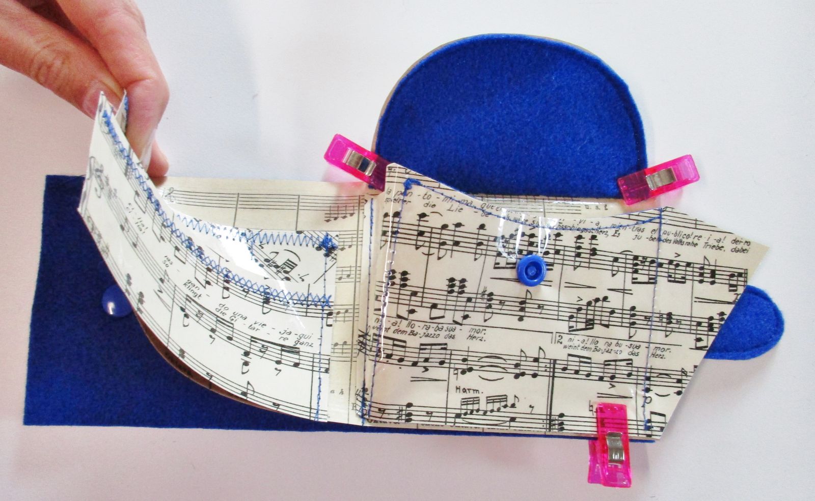 Blog-Inhaltsbild für 'Nähe Dir eine Geldbörse aus Papier! Dein Liebligsmotiv wird Dich überall begleiten als Brieftasche, Geldbeutel, Portemonnaie...'