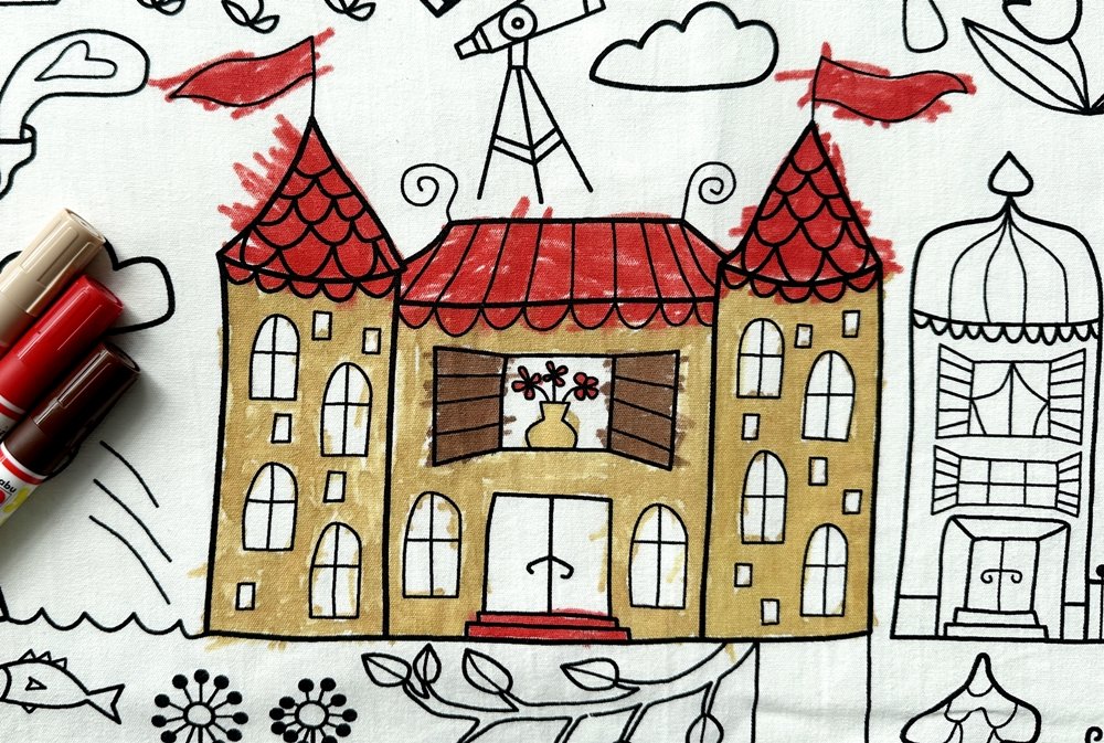 Blog-Inhaltsbild für 'Nähprojekt für Nähanfänger = Beschäftigungsidee für die ganze Familie'