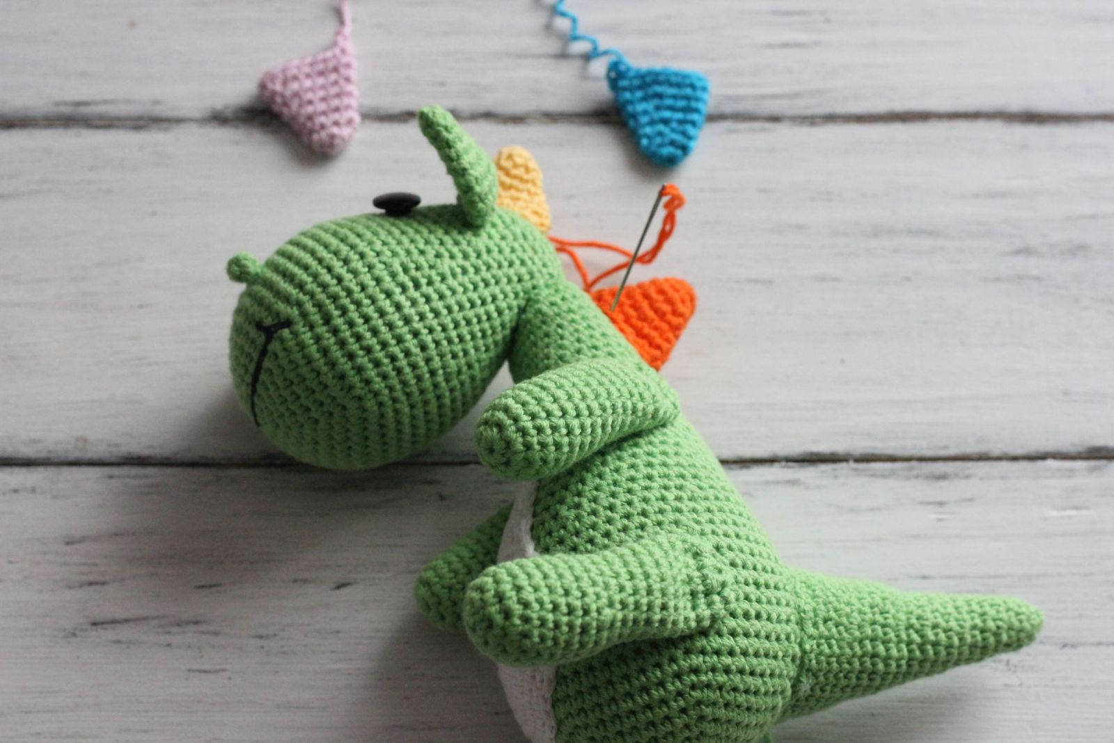 Blog content image for 'Free Crochet Pattern for a Dragon'