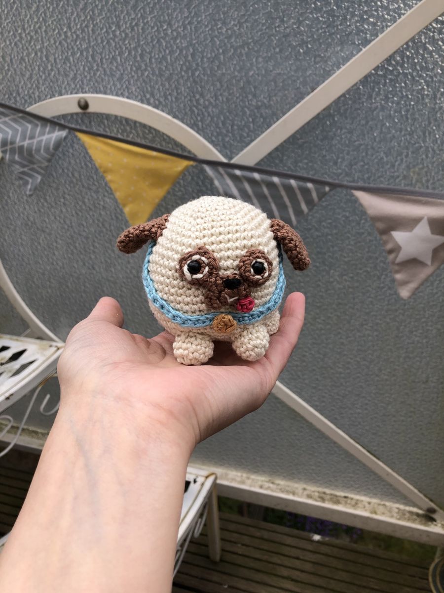 Blog-Inhaltsbild für 'Häkelanleitung Willi Mops'