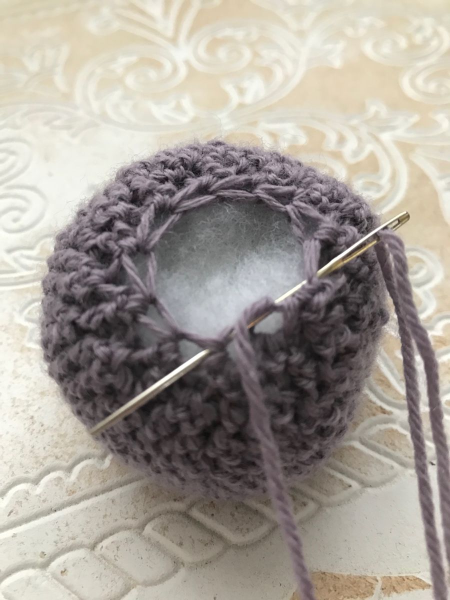 Blog-Inhaltsbild für 'Kürbis häkeln Schlüsselanhänger'