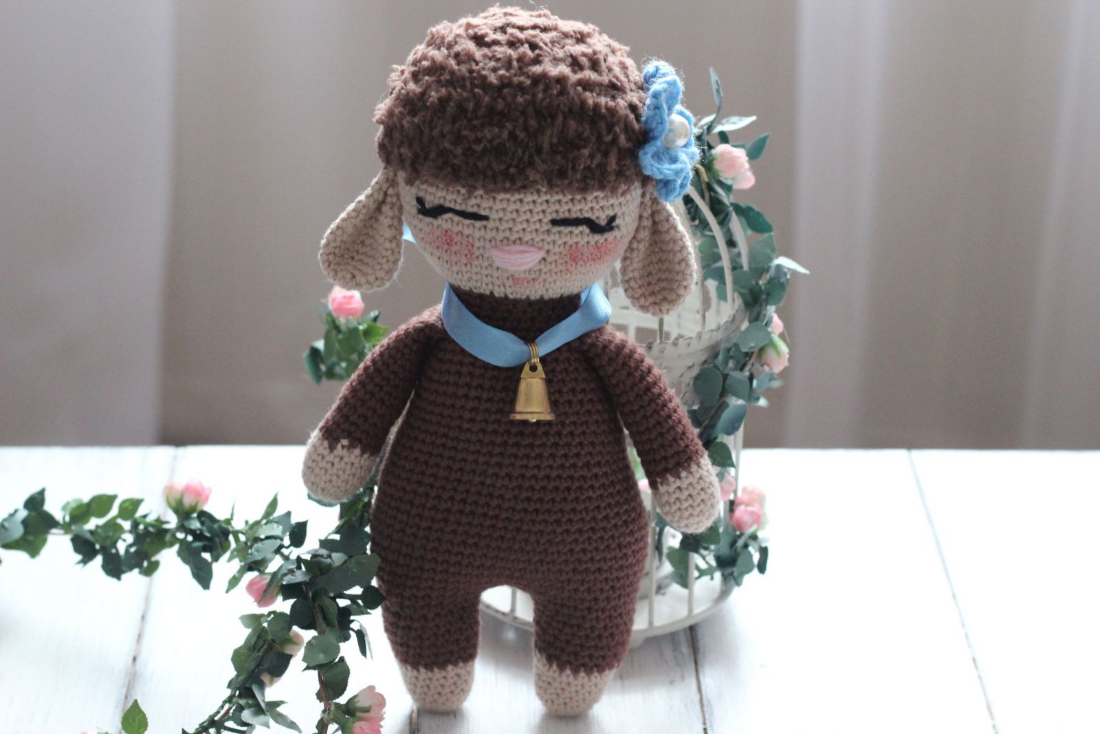 Blog-Inhaltsbild für 'Schaf häkeln. Kostenlose Häkelanleitung'