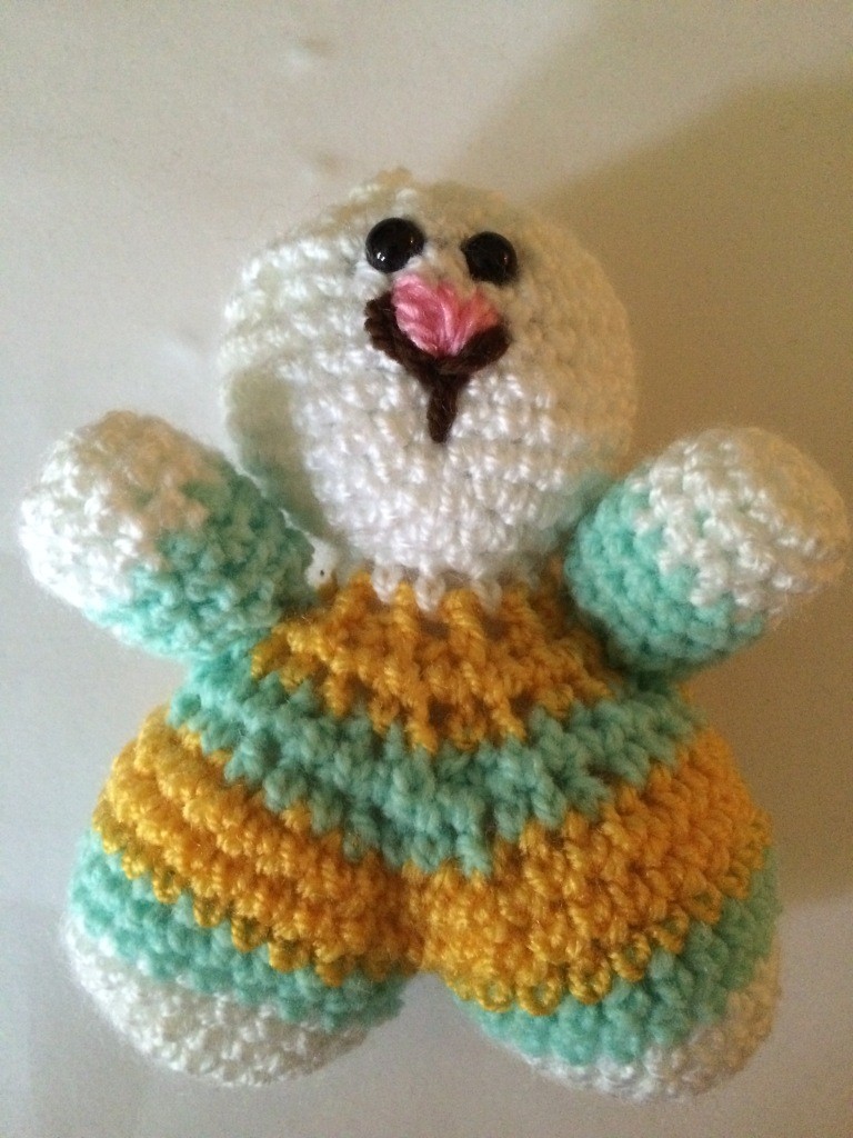 Blog-Inhaltsbild für 'Kostenlose Häkelanleitung - Buntes Osterhäschen'