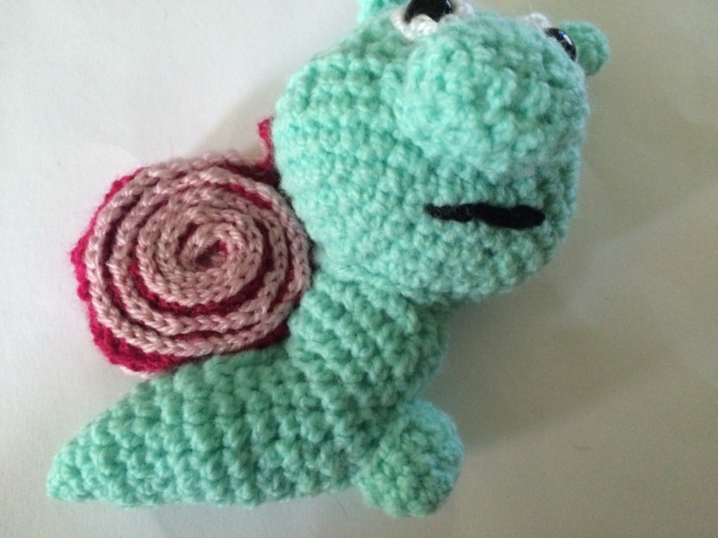 Blog-Inhaltsbild für 'Kostenlose Häkelanleitung - Kleine Schnecke'