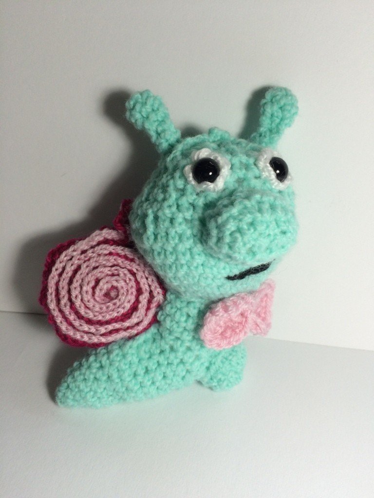 Blog-Inhaltsbild für 'Kostenlose Häkelanleitung - Kleine Schnecke'